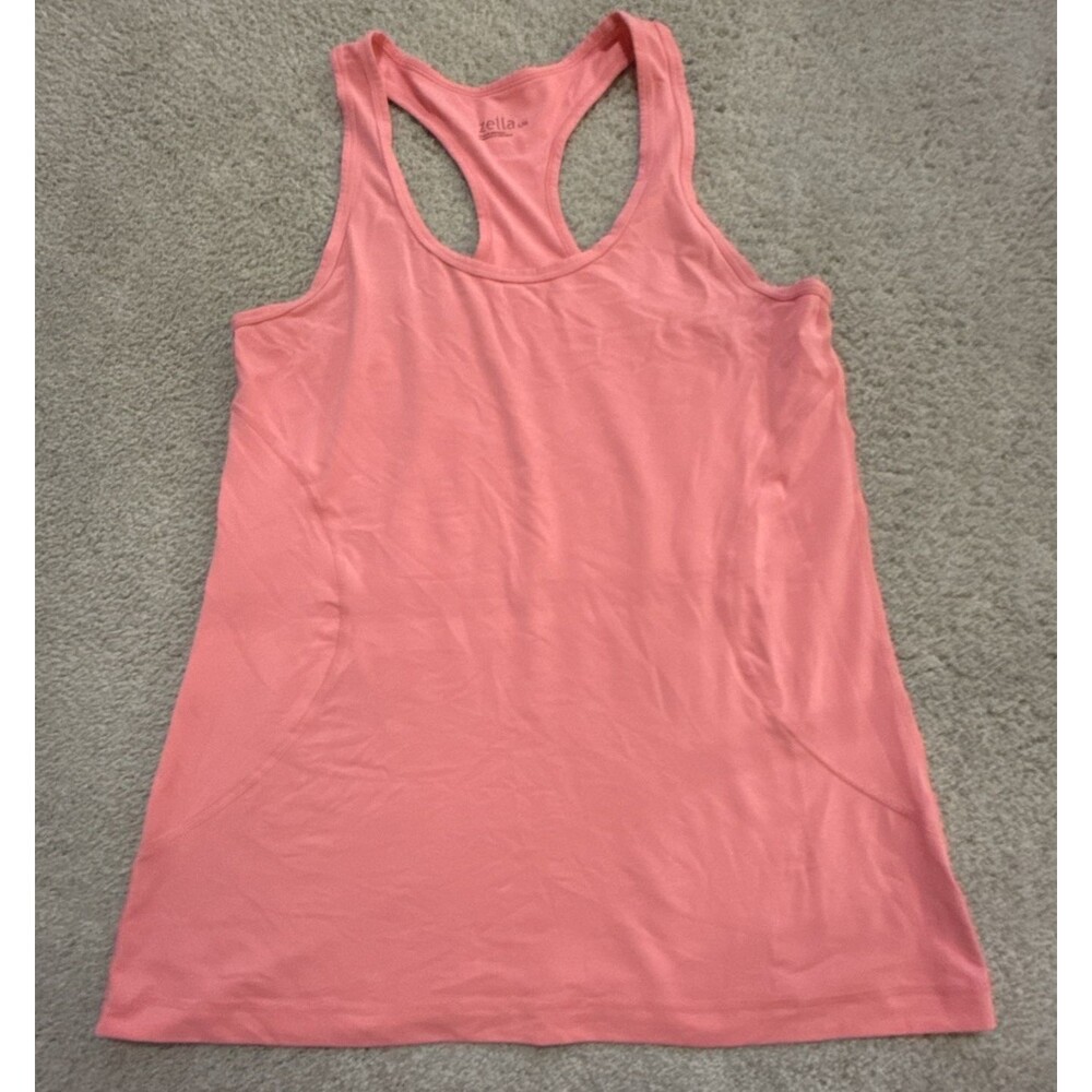 Zella Pink Racerback Tank - Large
